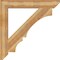 Ekena Millwork Balboa Slat Rough Sawn Bracket, Western Red Cedar, 6"W x 46"D x 46"H BKT06X46X46BOA06RWR - alternate 3